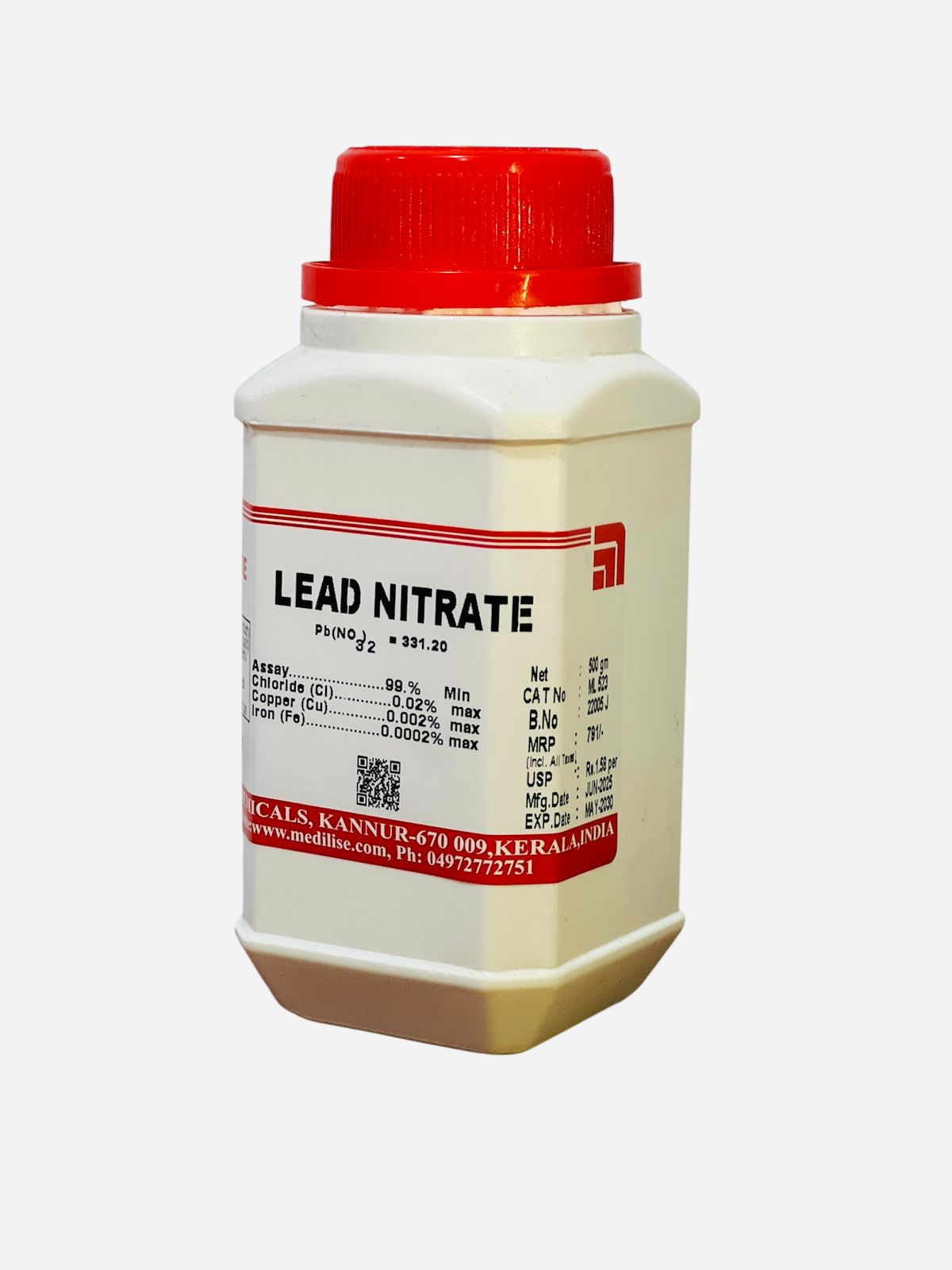 LEAD NITRATE 99% Pb(NO3)2=331.20